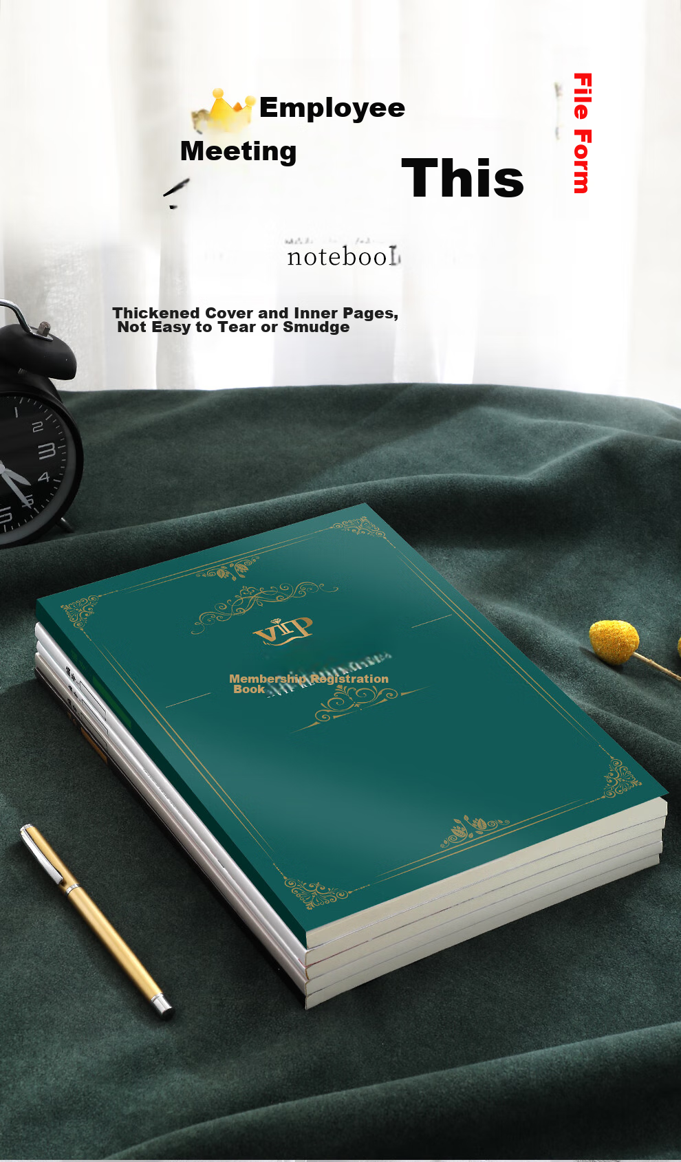 Jiaranheng Member Registration Book, Beauty Salon Customer File A4, Client Management Manual, VIP Information Registration Form, Hair Salon Manicure Eyelash Customer Record Book, Customized, Premium Light Gray 1