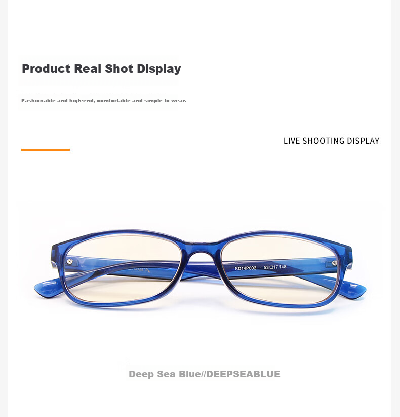 Quark Anti-Blue Light Reading Glasses for Elderly, High Definition Presbyopic Glasses for Men And Women, Radiation Fatigue Reading Glasses for Far-Sightedness 8