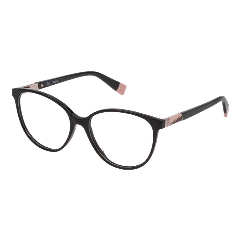 Furla Women's Full-Rim VFU189 Fashion Commuter Prescription Optical Eyeglass Frame 540700