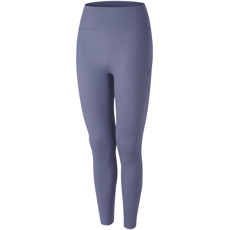Keep Warm Yoga Pants, One Size High-Waist Butt-Lifting Fitness Leggings for Women, Naked-Feel Tight-Fitting Sports Pants 12393 Iris Purple