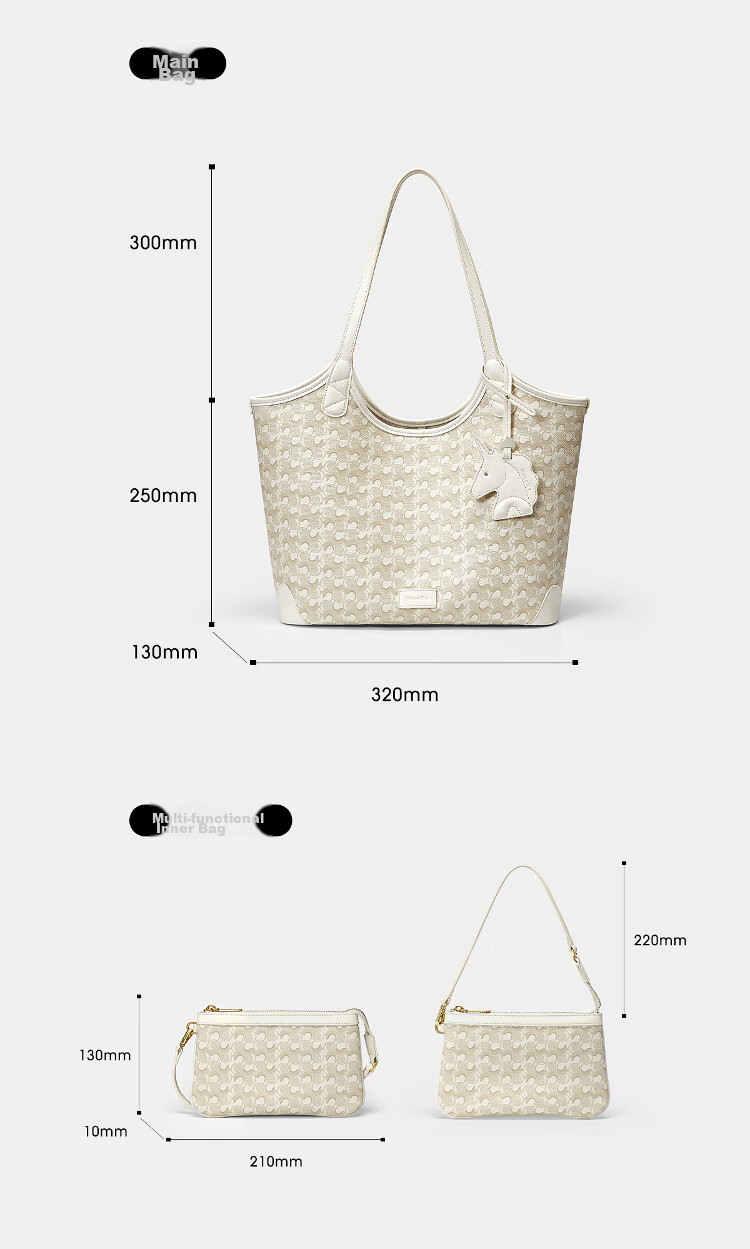 NUCELLE Wave Tote Bag, 2026 New Women's Handbag, Commuter Shoulder Bag, Ladies' Bag with Large Capacity, Lightweight Laptop Bag, Birthday Gift 10