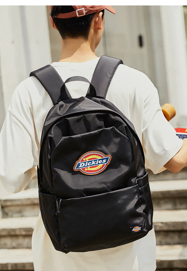 Dickies Student Backpack, Large Capacity Canvas School Bag for Middle And High School Students, Lightweight Travel Backpack with High Aesthetic Value, Beige 20