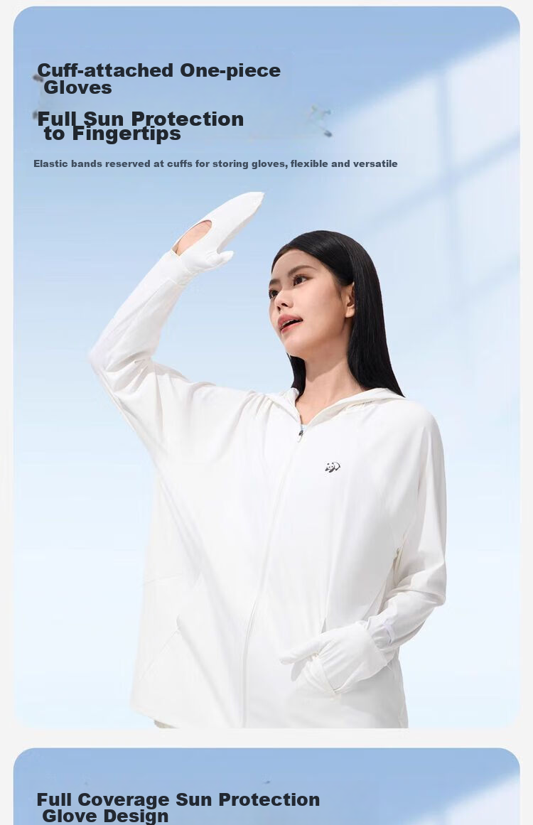 CAMEL Cool-Feeling Breathable Sun Protection Clothing for Women, Comfortable UV-Resistant Skin Coat [Panda Collaboration] A24BZ00175 L 17