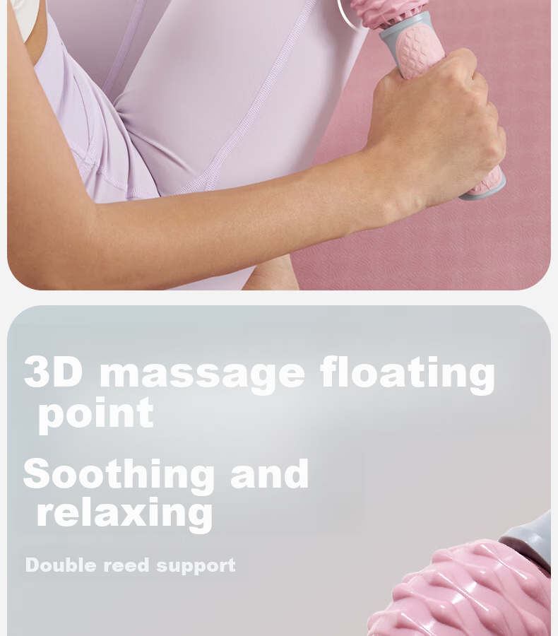 Yottoy Massage Roller with Wolf Tooth Design for Deep Muscle Fascia Relaxation, Full Body Pain Relief Massage Device 4