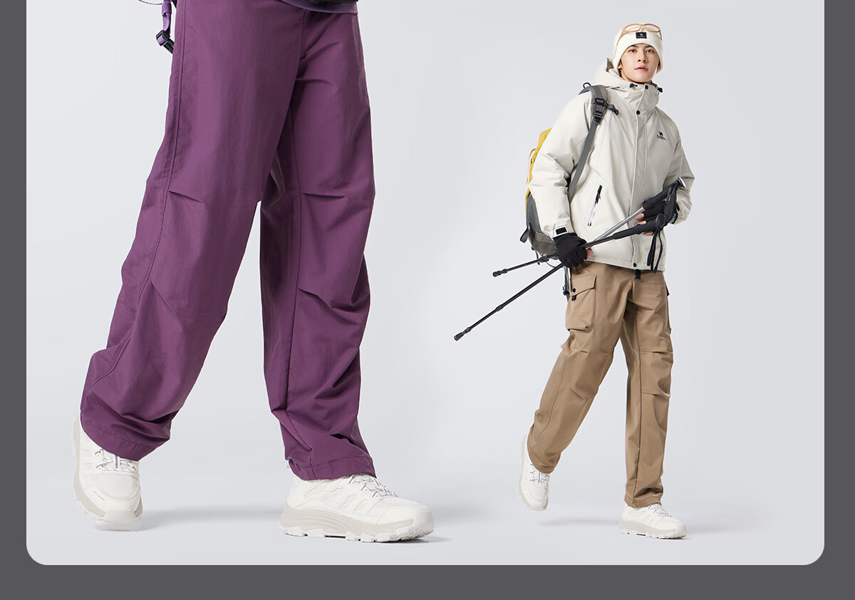 CAMEL Men's Cotton Jacket, Winter Urban Light Outdoor Fleece-Lined Waterproof Coat, Couple's Outerwear M13CA6V128C 14