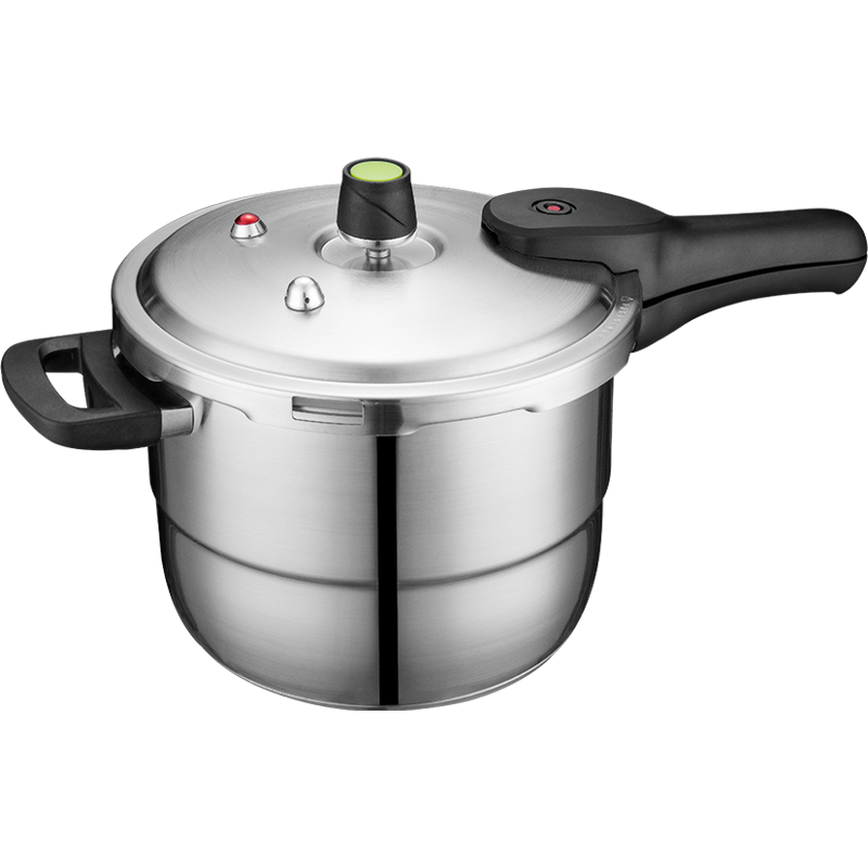 ASD Pressure Cooker, 304 Stainless Steel, Six Safety Features, 7.6L, Compatible with Gas And Induction Stoves, YS24T3WG
