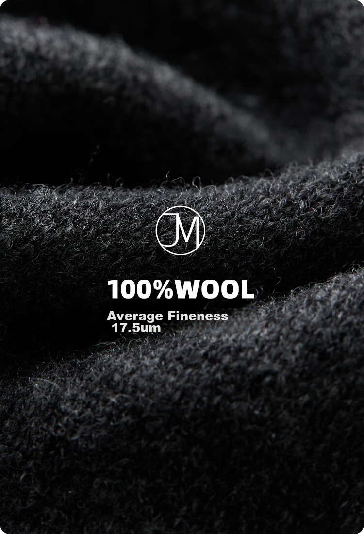 JIUMU Pure Wool Warm Neck Gaiter for Men, Autumn And Winter Cold Protection, Cycling Hoodie, Outdoor Scarf for Men in Winter 3