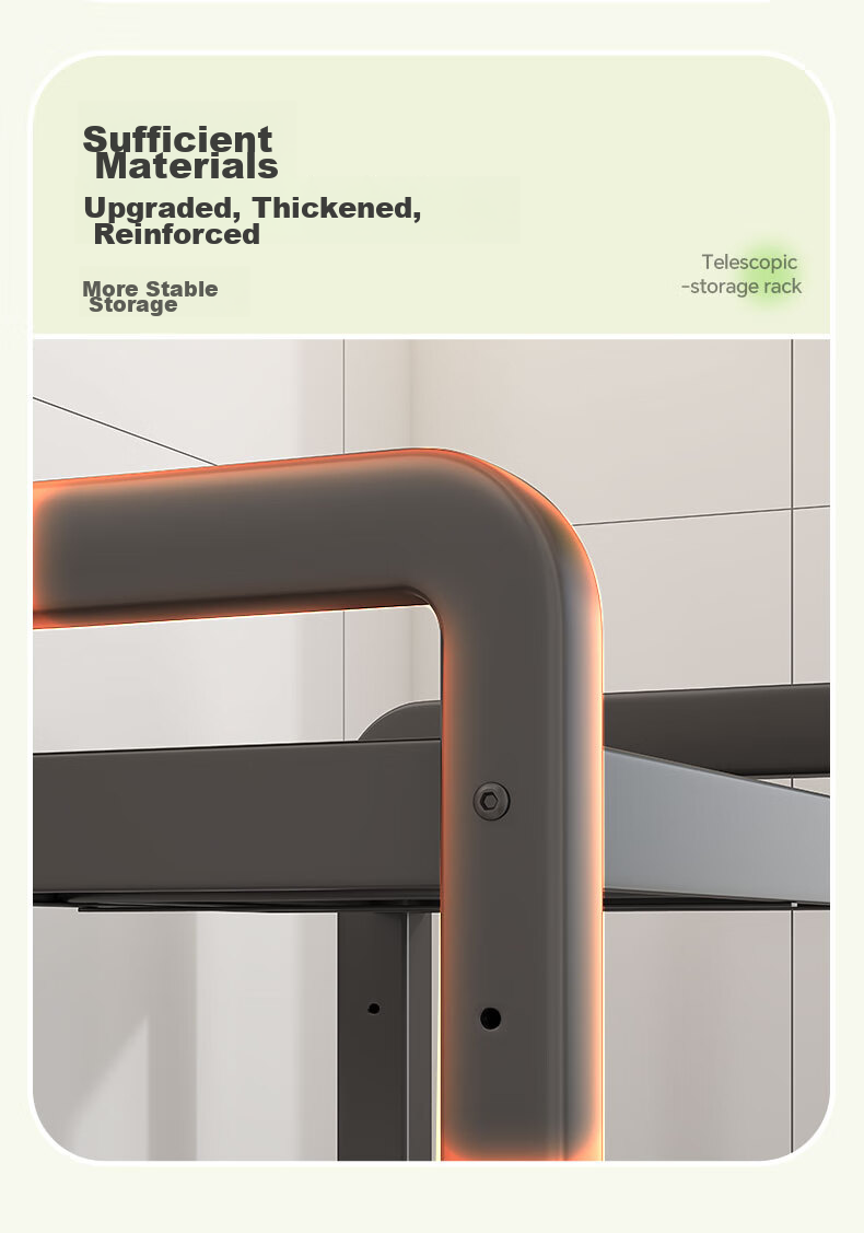 Shuaishi Kitchen Storage Rack for Rice Cooker, Oven, Microwave Oven, Countertop Multi-Layer Kitchen Storage Shelf 6