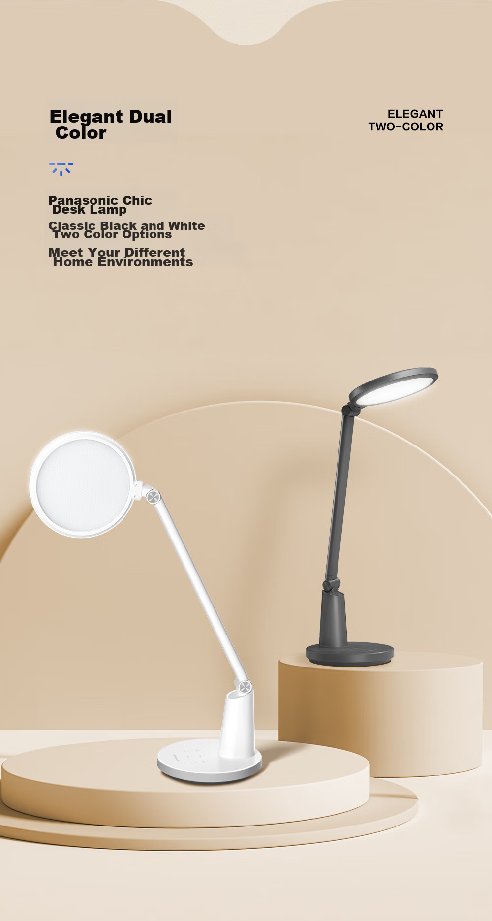 Panasonic Reading Desk Lamp, National AA-Grade Eye Protection, Zhi Sa White Model, Eye-Friendly, Children's Study Light 8