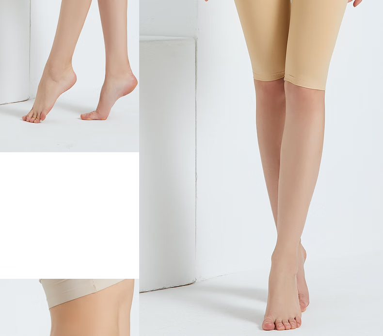 Darenyouxi 26 New Shapewear Leggings, Slimming Body Shaper Pants, Post-Liposuction Shaping Tights, Black Knee-Length Shorts, Size S 8