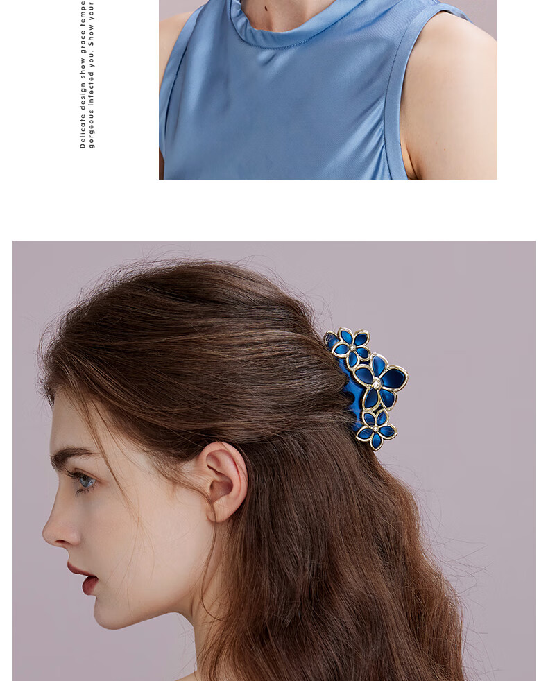 Royal Sasa Hair Accessories, Medium-Sized Vintage Hair Clips, Bun Clips, Barrettes, Fashionable Hairpins And Claw Clips 4
