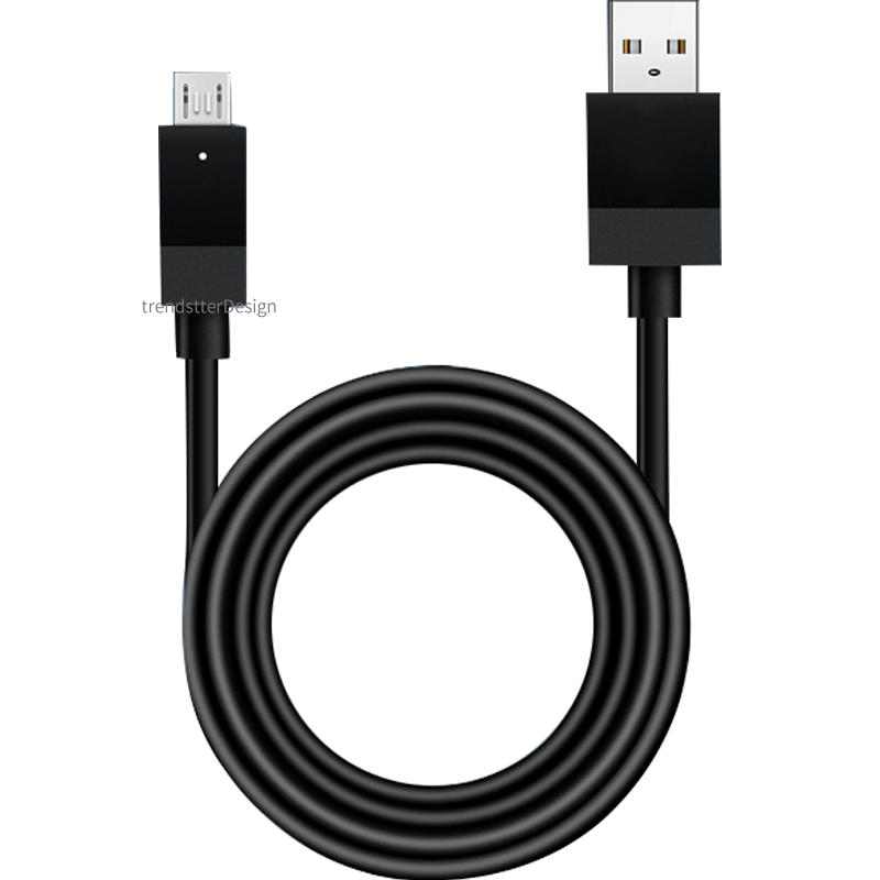 Trendsetter Wireless Controller Charging Cable for Xbox One, PS4, Windows Phone, Android to PC Extension Cord Slim Pro with US Versio
