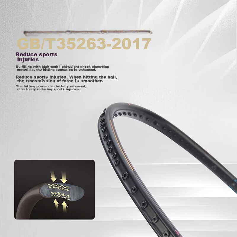 Li-Ning Badminton Racket, Chen Long's Signature Model, Full Carbon Single Racket, Thunder 80 Professional Competition-Level Racket, 4U Unstrung