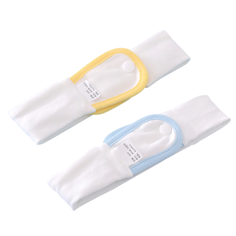 Xiqinbao Newborn Diaper Belt, Baby Diaper Fastener, Diaper Cover, Infant Diaper Waistband, Size L, 2-Pack (Blue + Yellow)