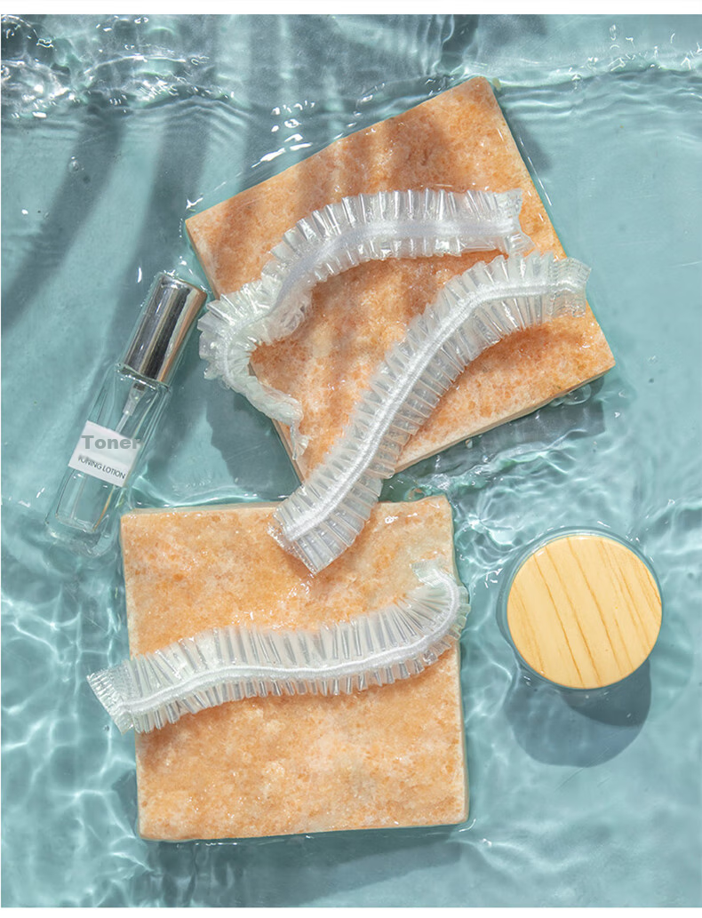 Yunlei Disposable Shower Caps, Boxed, Extra Large, Waterproof And Oil-Proof, Hair Cover, Hair Dye Cap, 80 Pieces Per Box 13