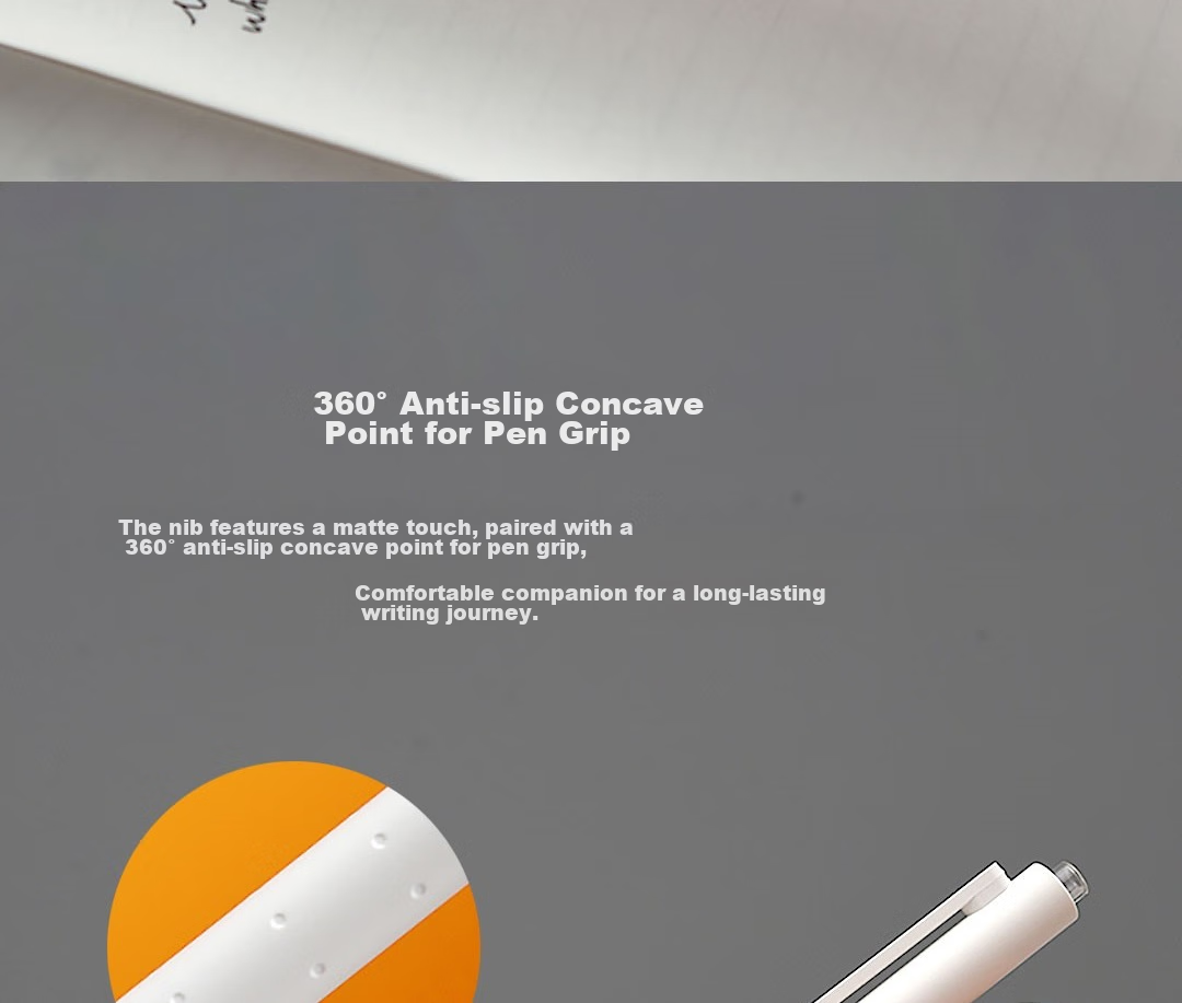 KACO Jingdian Gel Pen, 0.5mm Bullet Tip, Black, Retractable, Low Center of Gravity, Signature Pen, Exam Writing Pen, Black Barrel, 5 Pens/box, K1028 13