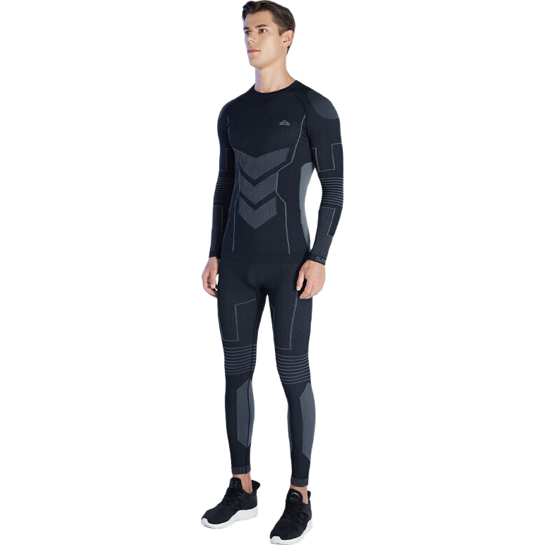 SURPINE Reverse Cold Series Ski Thermal Quick-Dry Shirt for Men And Women, Moisture-Wicking Breathable Running Functional Underwear
