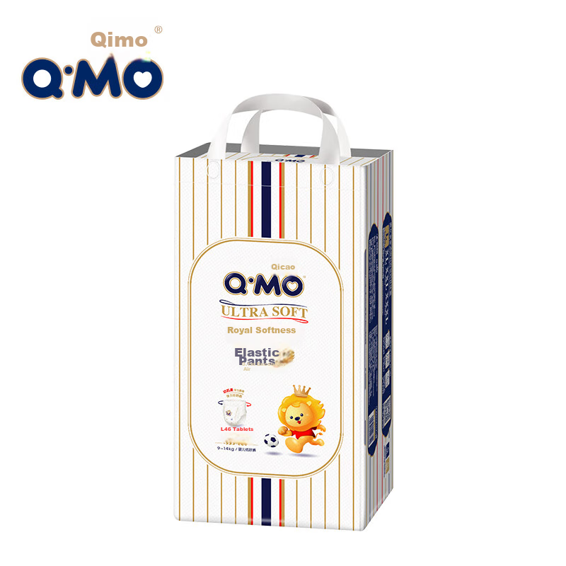 Подгузники-трусики Q-MO Royal Ultra Soft, размер L, 46 шт., для детей 9-14 кг