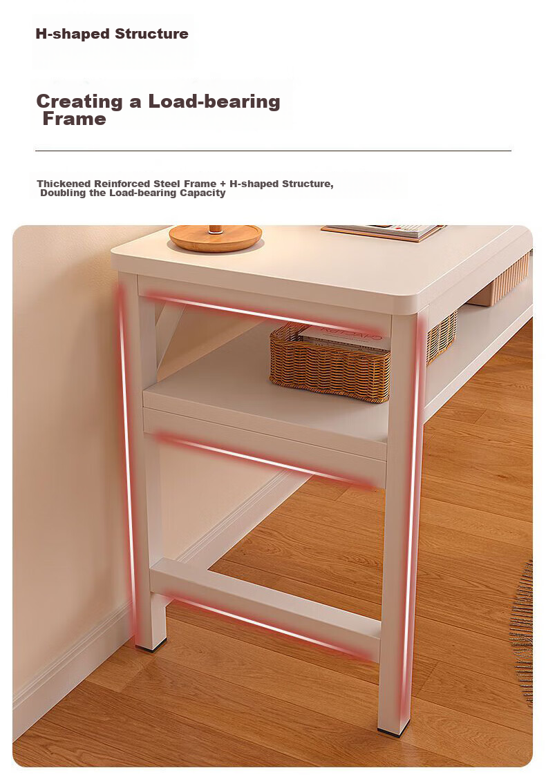 Quanpinwu Computer Desk, Long Table, Simple Desk, Bedroom Study Table, Writing Desk, Narrow Desk, Office Workstation, Bedside Small Table 4