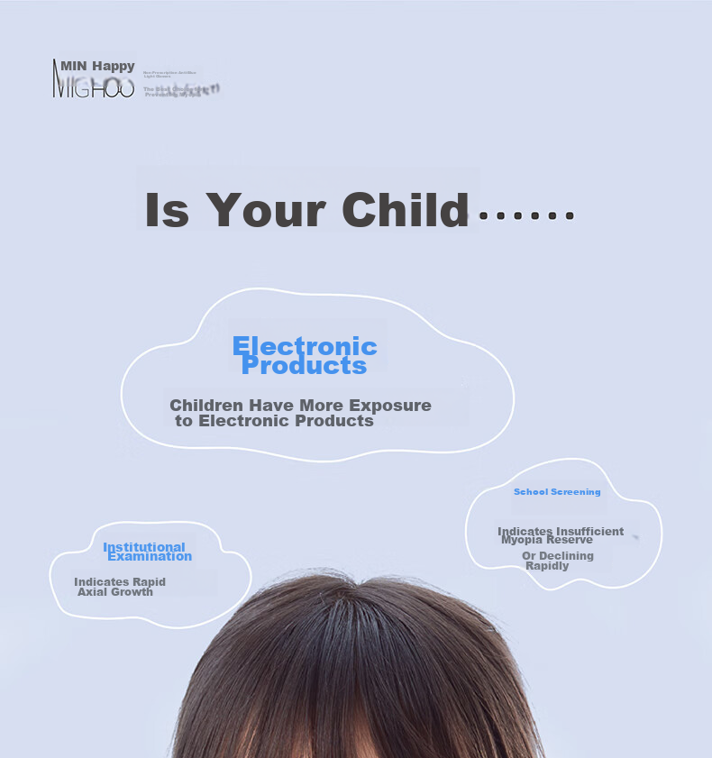 Muyu MU-6802 Children's Dream Series, 45 Lenses, -6.00 to -1.38, Optical Functional Myopia Control And Prevention, Defocus Glasses, Back to School 5