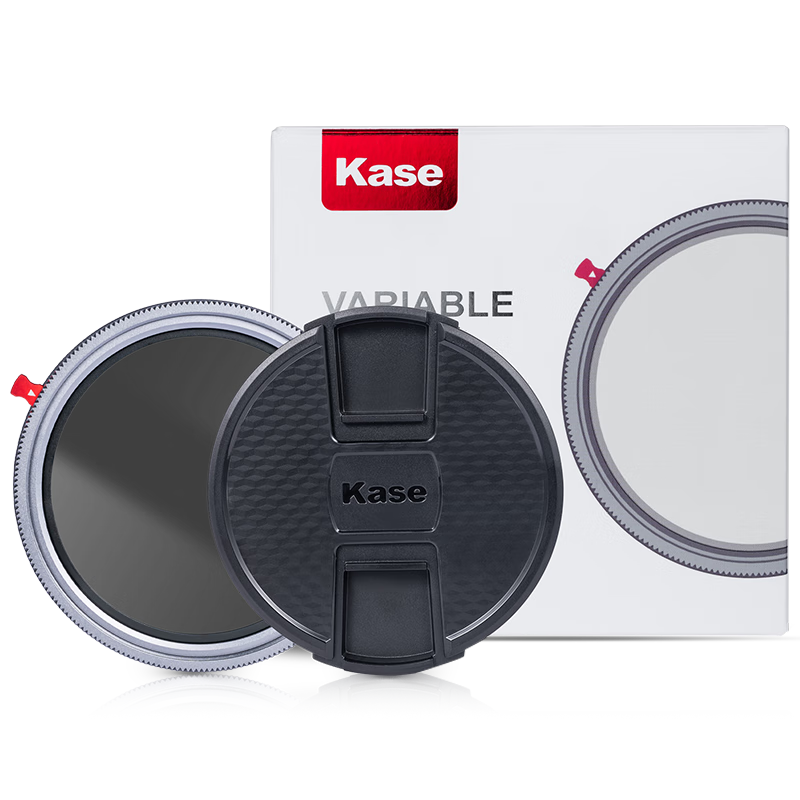 Kase Adjustable VND-CPL 1.5-8 77mm, Two-In Filter Kit with Neutral Density And Polarizing Filters, Landscape And Vlog Video Shooting Kit