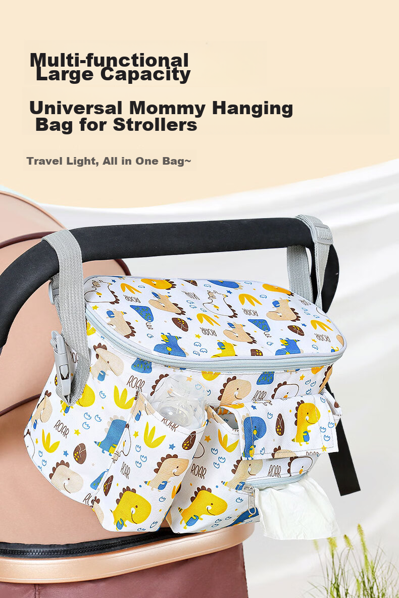 Nanjiren Stroller Bag, Carriage Bag, Mommy Bag, Handheld Shoulder Bag, Baby Multi-Functional Outdoor Bag 1