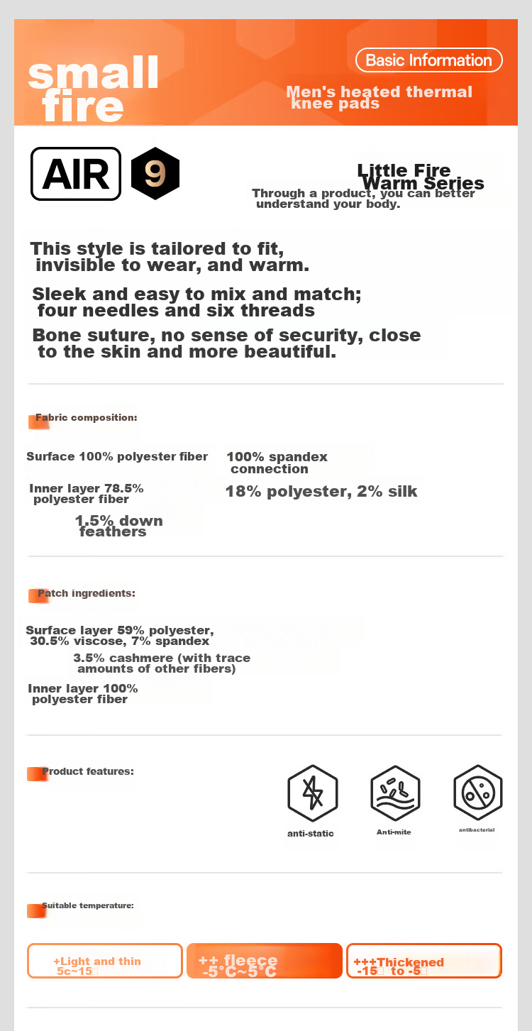 HLA [Xiaohuo-Air9] Thermal Underwear for Men, Double-Sided Fleece Lining, 280g Antibacterial Heating Patch, Thin Autumn Pants, Single Pants, Underpants 1