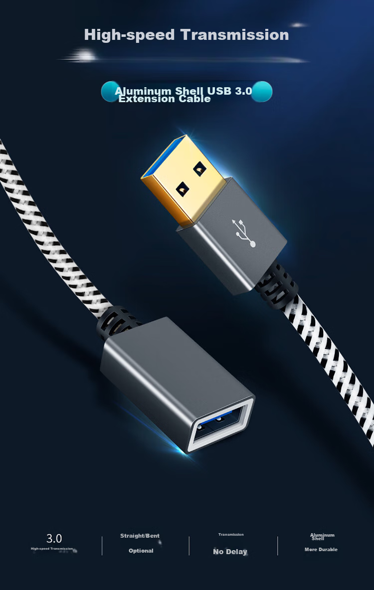 CABLE CREATION CC0512 USB3.0 Extension Cable, 90-Degree Right Angle Male to Female, High-Speed Data Transfer, Printer Computer USB Drive Mouse Keyboard Extension Cord, 0.3 Meters 1