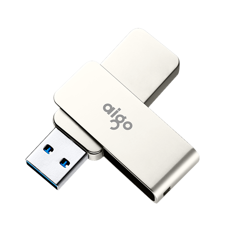 Aigo 512GB USB3.2 Flash Drive, High-Speed Office Computer Flash Drive, Read Speed 150MB/s, Metal USB Drive, Large Capacity Storage Flash Drive, U330 Series