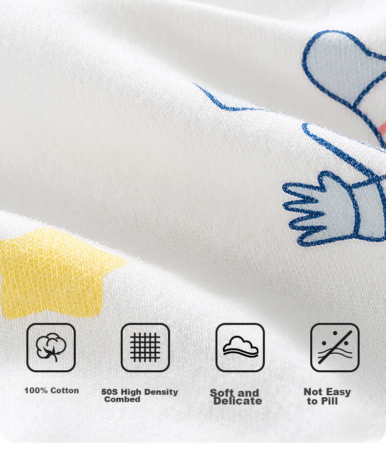 Beitaisi Baby Clothes, Spring And Autumn Cotton Pajamas, All-Season Infant Nightgown, Anti-Kick Blanket, Belly Protection, Cold Prevention Sleepwear 19