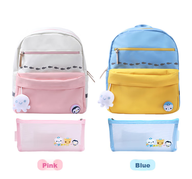 Zhonghua Xhai Dibuxiaozongdu Large Capacity Backpack for Primary School Students, Middle School Girls, Spine Protection Children's Backpack for Grades 1 to 6, Lightweight Double Shoulder Bag TE0009B (With Free Mesh Pencil Case) 16
