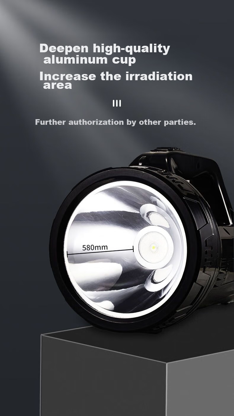 DP LED High-Intensity Long-Range Searchlight, Night Fishing Light, Fishing Lamp, Flashlight, Long Battery Life, High Brightness Emergency Light 7063 2