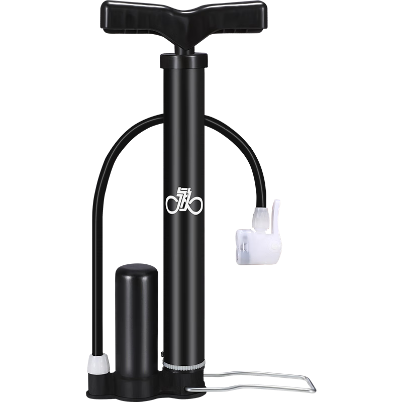 FOREVER Bicycle Pump, Soccer Ball, Basketball Inflator, Electric Scooter Universal Air Hose, Short High-Pressure Model, Black