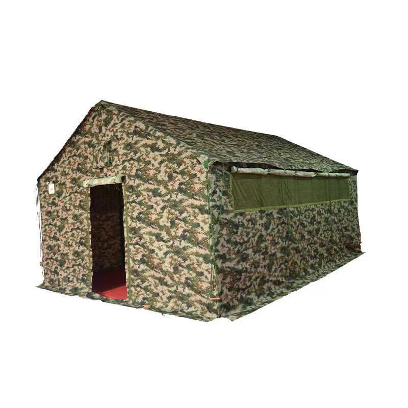 灵龙八方 炊事班用连用帐篷 户外野外训练可通风棉炊事帐篷 6*4m