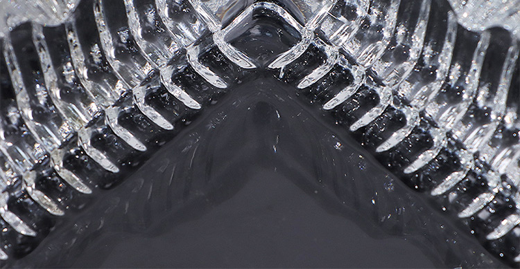 Jidukongjian Glass Ashtray, High-End Office Ashtray, Desktop Ornament, Birthday Gift for Dad, Square Shape 27