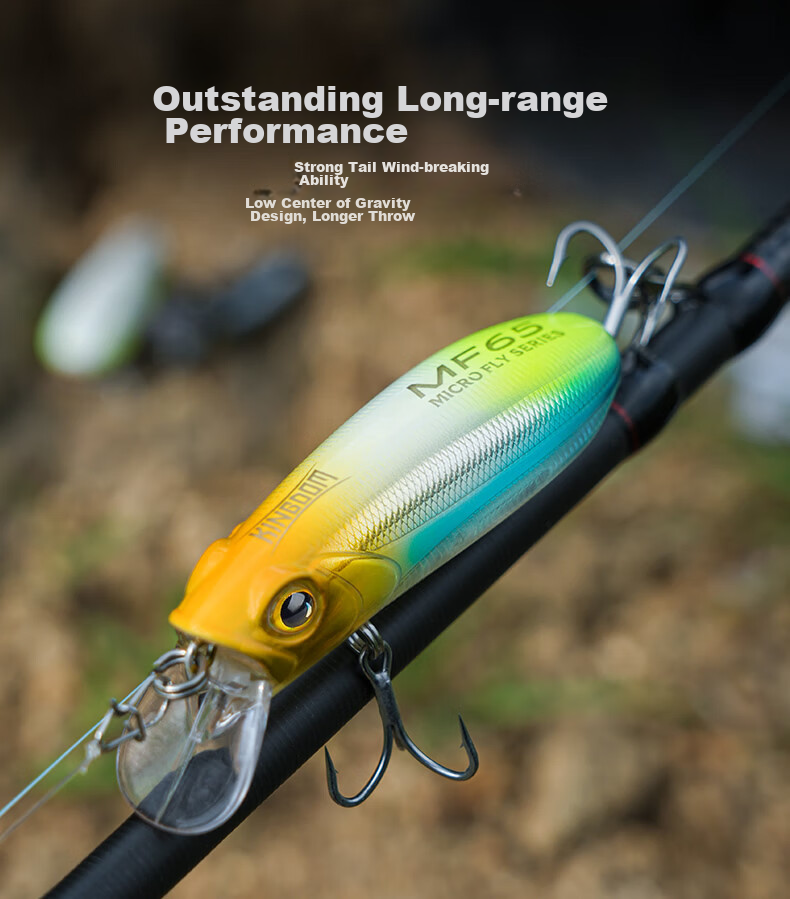 Guowangliya Lure Micro-Fly Scale Series Minnow Sinking Slow Sinking Floating Lure Artificial Bait Long-Distance Casting for Topmouth Culter And Bass in Black Pits 6