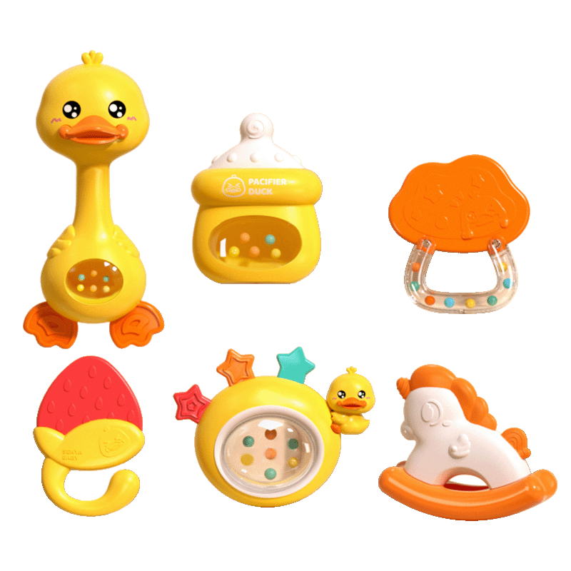 Anby Families Infant Toys Newborn Gift Box Welcome Present for 0-6 Months And 1-Year Teething Toys, Birthday Gifts for Baby Boys And Girls