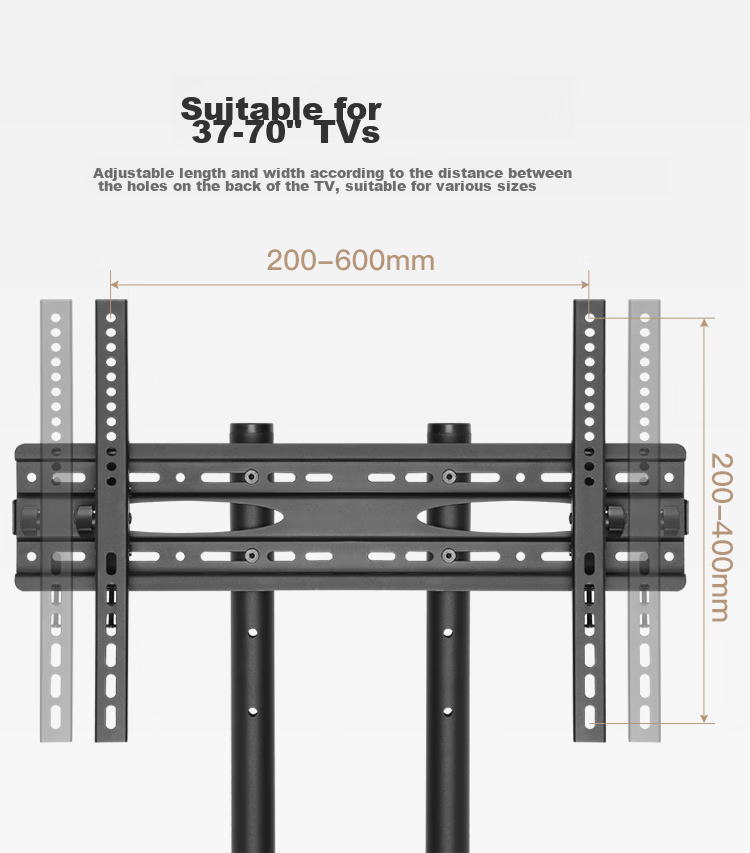 Brateck (43-75 Inch) 65 TV Stand, 55 TV Wall Mount, TV Bracket, TV Stand FC500 14