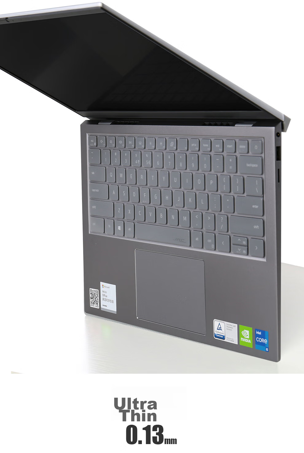 Jichuan Dell Inspiron 16 Plus-7630/14 Plus-7430/14 Pro/13 Pro Keyboard Cover, Laptop Keyboard Protective Film, TPU Transparent Dust Cover 3