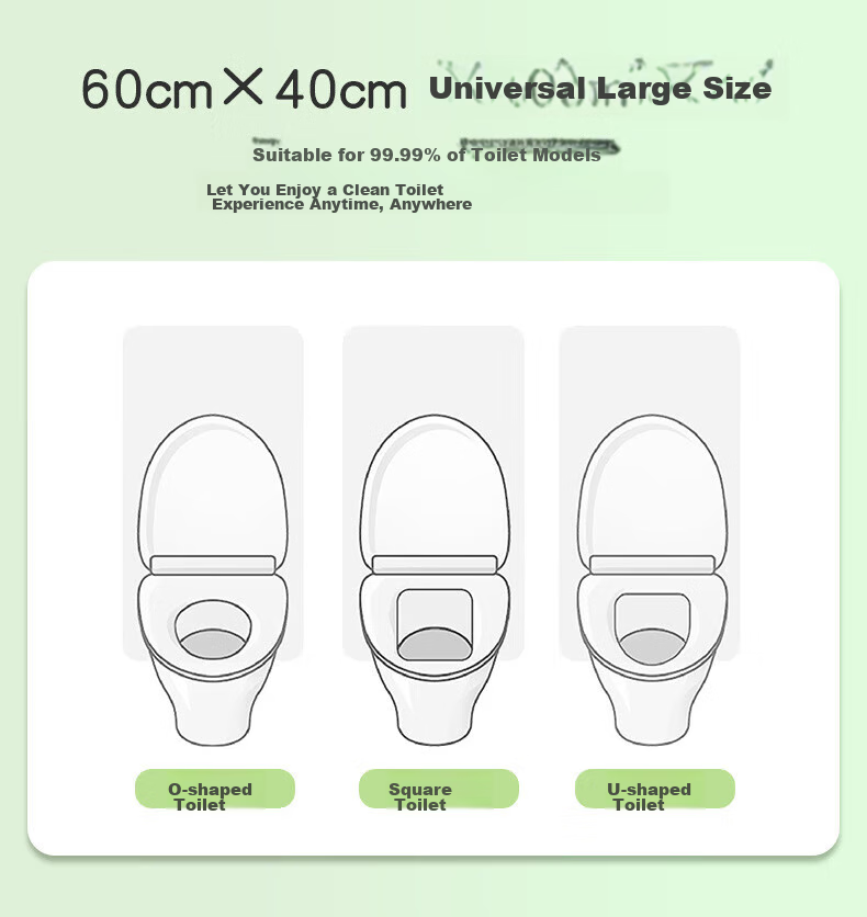 JAJALIN Disposable Toilet Seat Covers, Individually Wrapped, for Pregnant And Postpartum Women, Hotel Travel Toilet Seat Protectors 10
