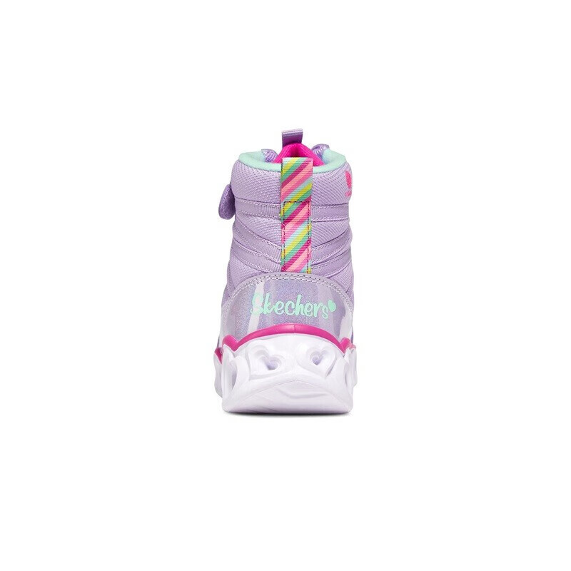 Skechers Kids Light-Up Boots Winter Warm Girls Shoes 302668L