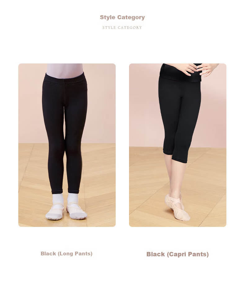 Aiwuge Children's Pants, Girls' Casual Sports Long Pants, Ballet Dance Pants, Children's Dance Practice Leggings, 120 Size 11