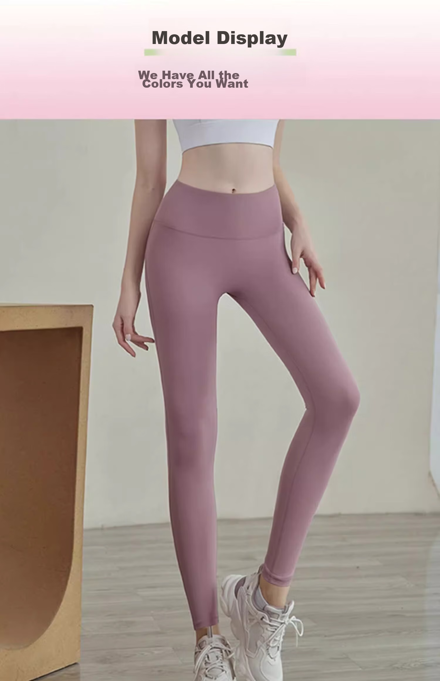 Youyou Yoga Pants for Women, High-Waisted Elastic Tight-Fitting Leggings, Outer Wear Sports Pants Two-Piece Set J21016XY Gray Purple Regular Style 2XL 17