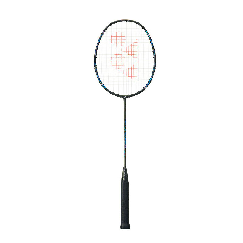 YONEX Badminton Racket, Full Carbon Single Racket, Bow Sword ARC2CCR Black/blue, 4U, Pre-Strung, 26 Lbs