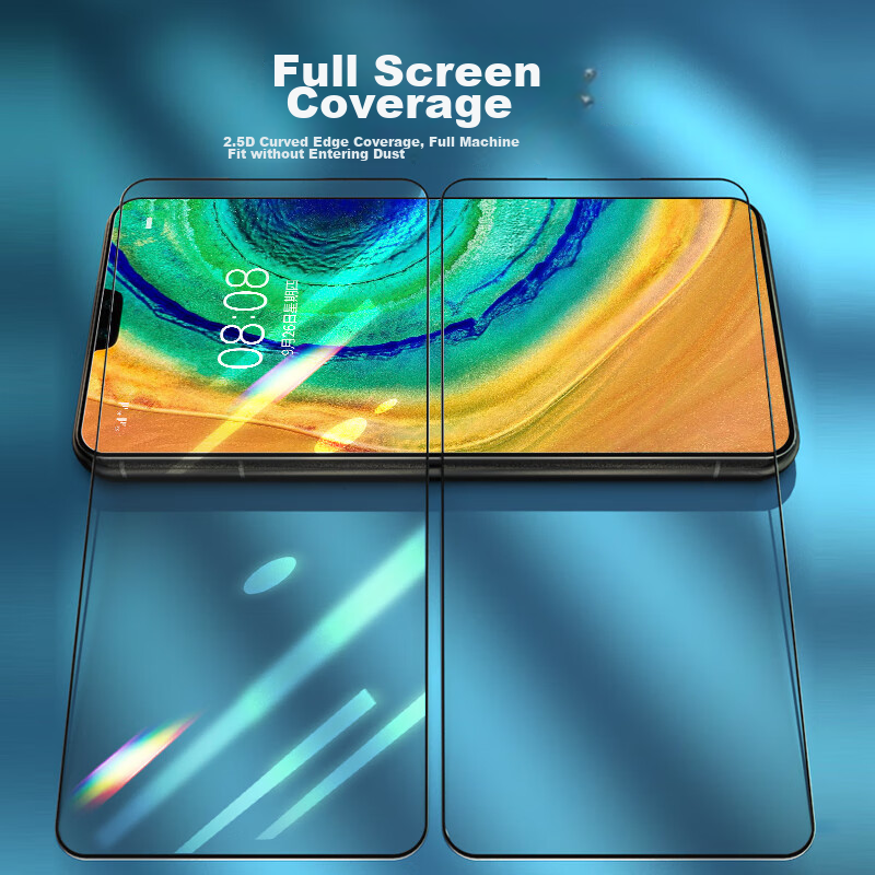 Защитное стекло LLUNC для HUAWEI Mate30 5G, полноэкранное, HD, прозрачное, противоударное, ультратонкое, антиотпечатки пальцев