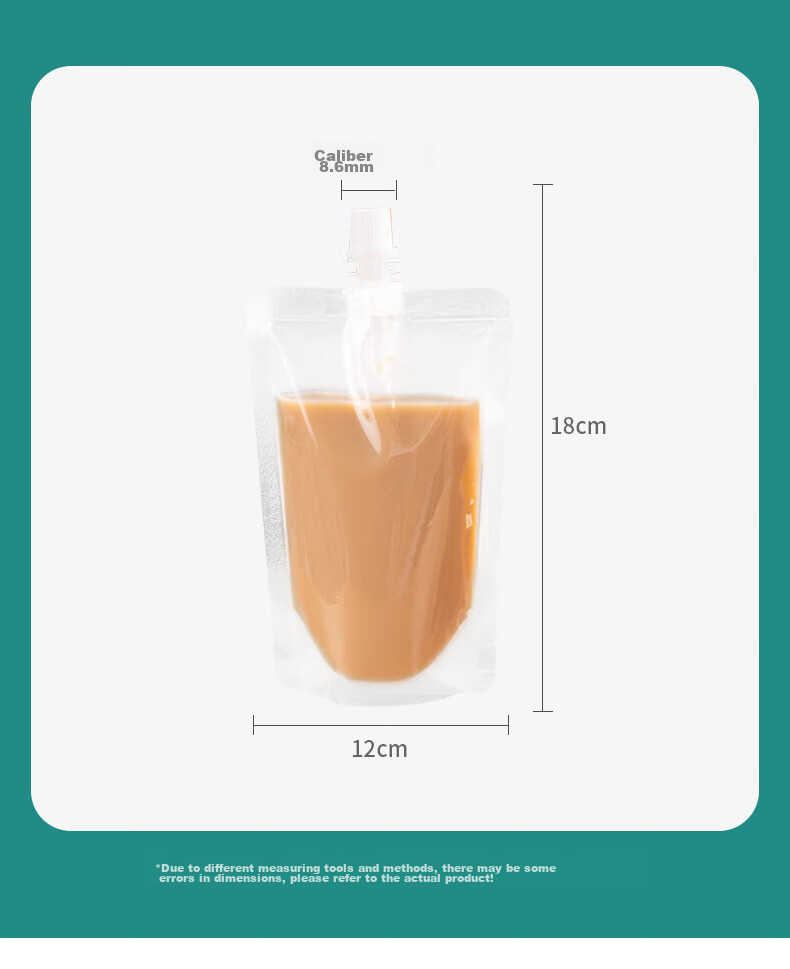 AOmeiyou Disposable Soup Bags, 500ml, 50 Pieces, Takeout Soup Bags for Luosifen And Commercial Use, Divided Soup Packets 15