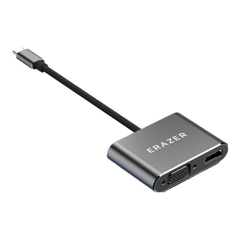 Lenovo Type-C Expansion Dock, USB-C to HDMI Converter, USB3.0 Hub, Laptop Splitter, 4K60Hz Screen Mirroring, PD Fast Charging, Multi-Port Adapter