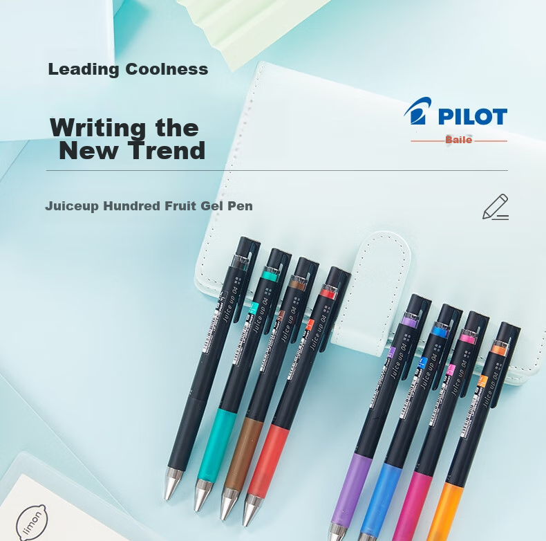 PILOT Juice Up Colorful Retractable Gel Pen, Signature Pen, Water-Based Pen, Student Planner Pen, Stationery Set LJP200S410C 0.4mm 10-Color Set 1