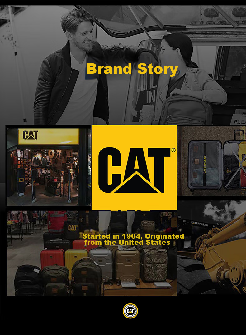 CAT Shoulder Bag, Outdoor Crossbody 10-Inch IPad Tablet Bag, Journalist Bag for Men, Black, 83614 18