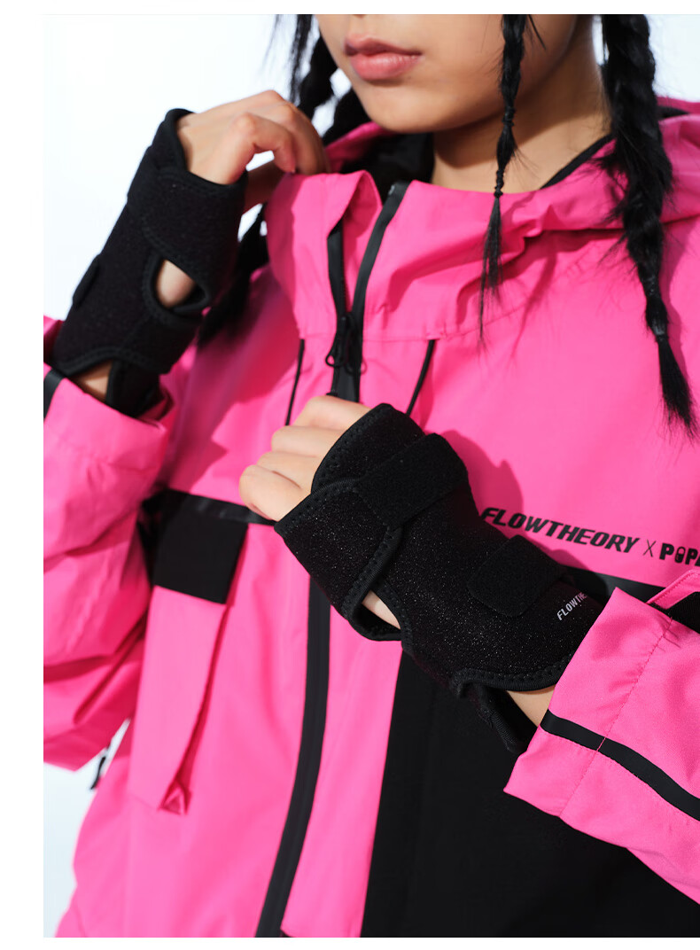 Flow Theory Skiing Adult and Kids Protective Gear Wrist Guards Palm Guards Gloves Outdoor Sports Snowboard and Speed Skating Equipment 7